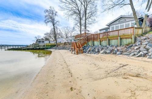 Colonial Beach House | Riverfront Colonial Beach Home w/Private Beach!