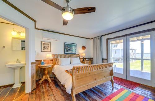 Hobucken Apartment | Riverfront Haven: Converted Barn w/Deck in Aurora