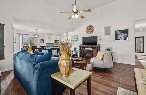 Captain's Cove House | Salty Sea Lyons Landing | Golf Views, Screened Porch, Fireplace, Pool Access, Pet Friendly