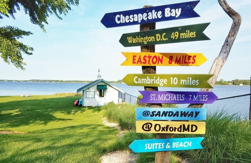 Oxford Apartment | Sandaway Suites & Beach - Full Kitchen & Private Beach Access - Oxford, Maryland