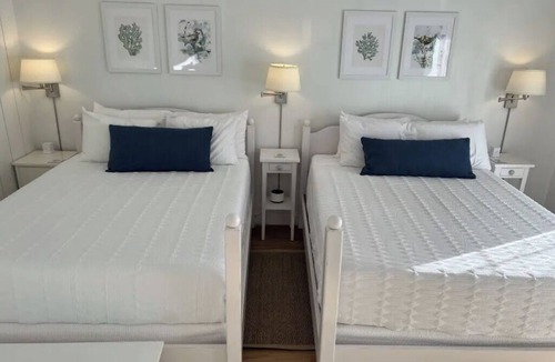Rehoboth Beach Hotel | Sandpiper Room — Spacious Coastal Luxury with a Private Garden Patio