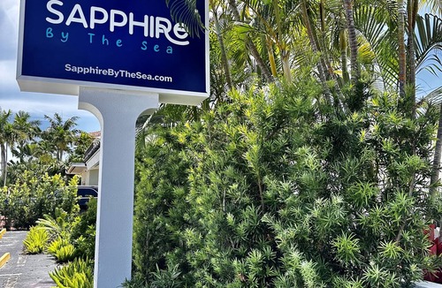 Lauderdale-by-the-Sea Apartment | Sapphire by the Sea Unit 11 King Pool View Studio, kitchen, pool view, Sleeps 2