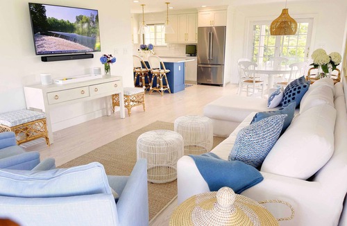 Siasconset House | Sconset Oasis Private Home ~ New Poolhouse/Cabana,Spa,Firepit Coastal Chic Decor