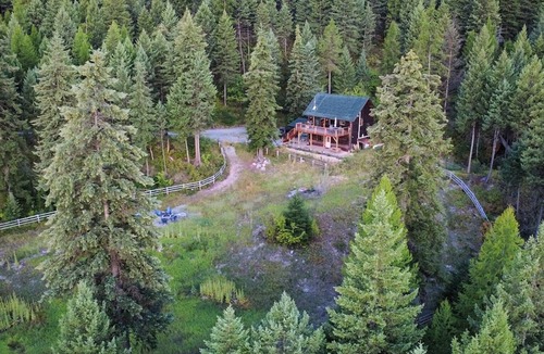 Whitefish Cabin | Secluded 15‑Acre Cabin, Whitefish - Mountain views