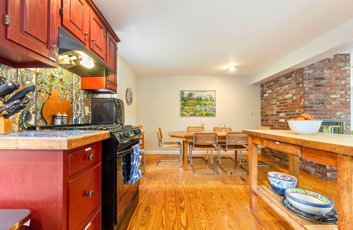 Falmouth House | Secluded home w/Trail to Beach & Sleeps 7