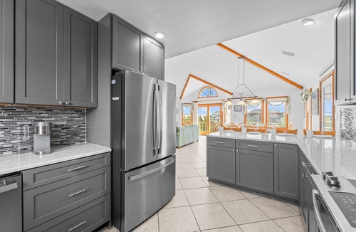 Wimble Shores House | Semi-Oceanfront Home in Salvo w/Private Pool, Hot Tub, Game Room, and Tiki Bar