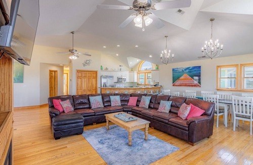 Nags Head House | Semi-Oceanfront Home with a Large Pool Area, Cabana, and Rec Room by Sun Realty