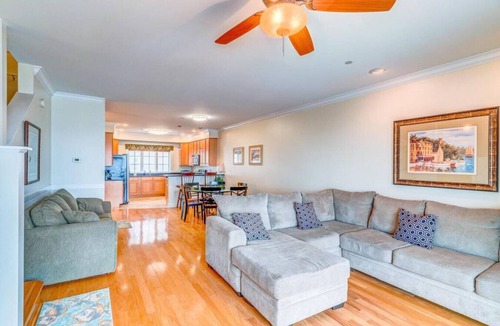 Ocean City Villa | Seniors welcome! Large Townhouse near Boardwalk and Beach!