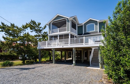 Fenwick Island House | Serene Family Home with Pool 30 Steps from Beach
