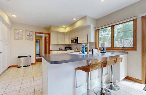 West Hyannisport House | Serene home near the beach with open floor plan, yard, grill, & central AC