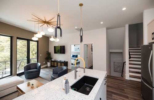 Wilmington House | Sleeps 16! TWO Rooftops + TWO Brand New Adjoined Townhomes in Central Wilmington! Multi Unit