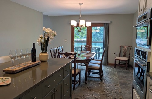 Huddleston House | Smith Mountain Sunrise: Waterfront Party Deck, Great Water Views, & Hot Tub!