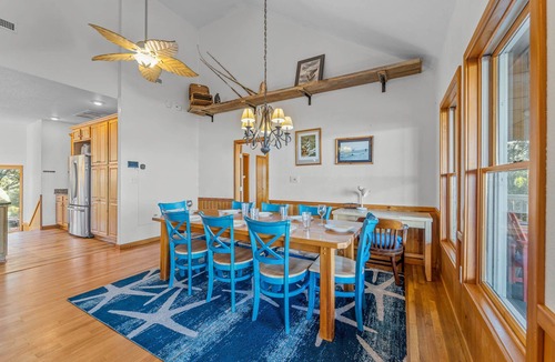 Buxton House | Soundfront Dog Friendly w/Hot Tub, Elevator, Private Sound Access, Media Room