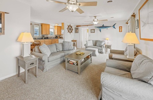 Brigands' Bay House | Soundfront Home in Frisco with Hot Tub, Private Dock and Windsurfing Access