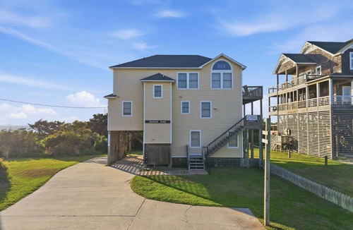 Frisco House | Soundfront house with private dock, hot tub, WiFi, & beautiful views