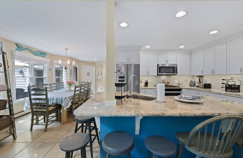 Bass River House | Spacious 4-Bedroom + Loft Home with Central AC – Walk to the Beach!