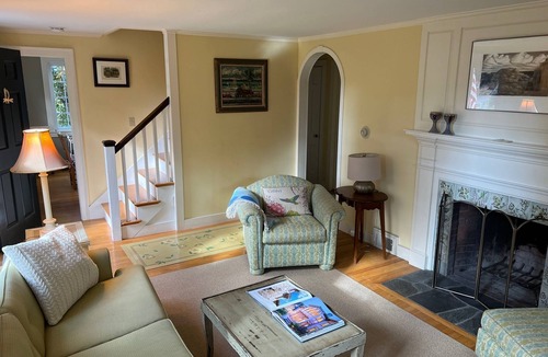 Osterville House | Spacious Cottage with English-Style Garden in Osterville Village, Cape Cod