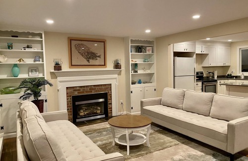 Orleans House | Spacious deck with amazing view, neighborhood path to Skaket Beach, game room