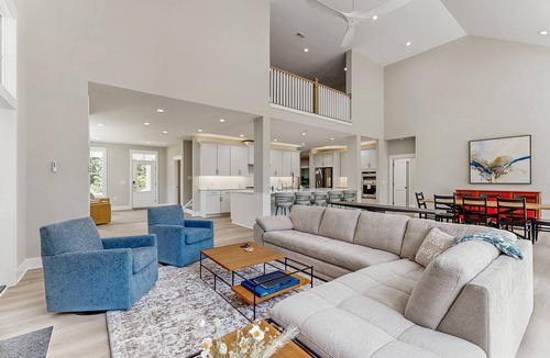 Mineral House | Spacious lake house retreat with game room, theater room, fire pit and boat slip