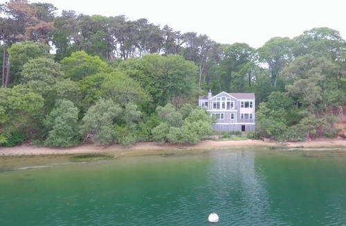 Tisbury House | Spectacular 3BR Waterfront Home with Private Sandy Beach &180° Commanding Views!