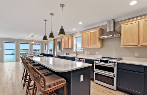 Bowers Beach House | Spectacular Views New Waterfront Home, steps to the sand, in a sleepy beach town