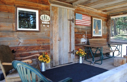 Libby Cabin | Stay at the Ol' Bock Place. Ability to work remotely.