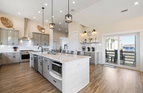 Ocean Sands House | Steps to the sand! Oceanviews-275' To Beach Access*Elevator*Pool