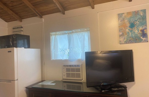 Bass River Cabin | Studio Cabin8 w Kitchen, Enclosed Porch, Bathroom, Sleep2, Heated Pool, pet ok