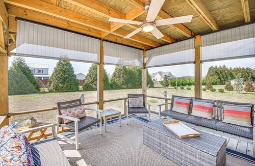 Cape Charles House | Stunning Cape Charles Retreat ~ 1 Mi to Beach