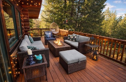 Trego Cabin | Stunning Log Cabin Retreat on 60 Private Acres Near Dickey Lake. Pet Friendly.