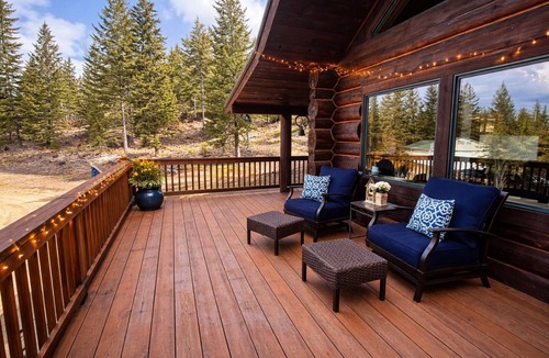 Trego Cabin | Stunning Log Cabin Retreat on 60 Private Acres Near Dickey Lake. Pet Friendly.