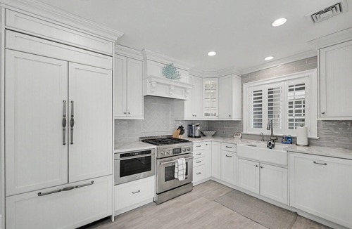 Manasquan House | Stunning Manasquan getaway featuring a private pool and hot tub where comfort meets coastal luxury.
