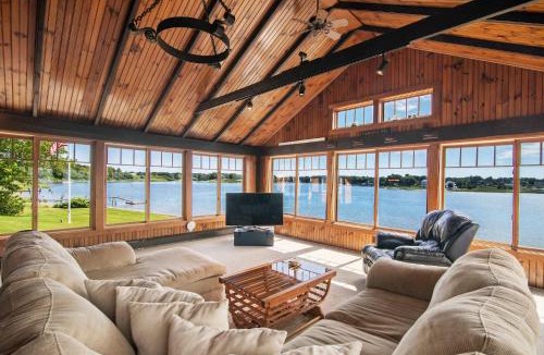 South Yarmouth House | Stunning Waterfront Home w Private Dock