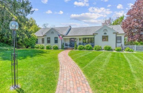 Dennis Port House | Stunning Waterfront Home with Hot Tub Deck Fire Pits and Office