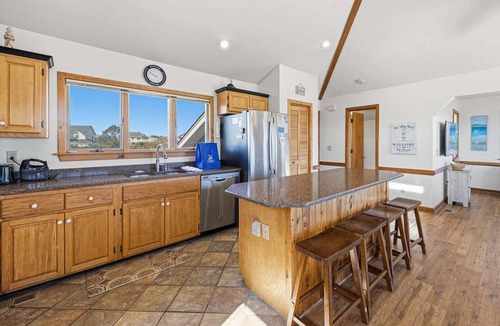 Whalehead Beach House | Sunbelievable | 930 ft from the beach | Private Pool, Hot Tub, Dog-Friendly | Corolla