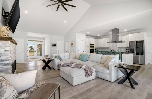 Greenbackville House | The Lighthouse | Luxury Waterfront Retreat w/Dock, Fireplace, Pools, Marina, & Golf