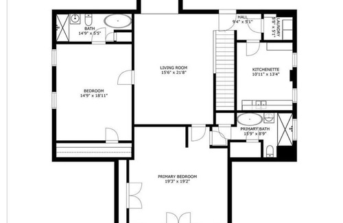 Daniels Hill Apartment | The Long Run - 2 CA King Sized Beds+ - Sleeps 8-10