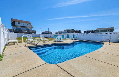 Sea Retreat House | The OBX RX - Wake up and salt air with this 4 BR Semi-Oceanfront, dog friendly home w/Private Pool!