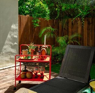 Poinsettia Heights House | The Rum Locker - 1 King - 2 Twins - Private home and Patio - Sleeps 4
