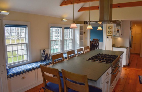 West Dennis House | Timeless charm at this unique waterfront compound, sleeping 14.