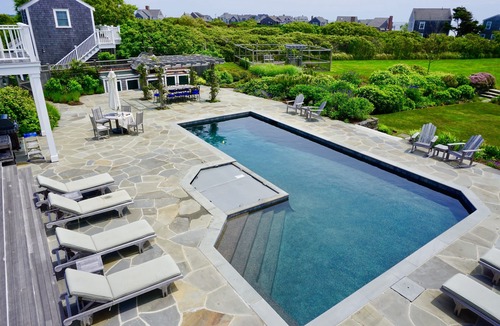 Tom Nevers House | Tom Nevers Estate, Ocean View, Steps to the Beach, Private Pool and Tennis Court