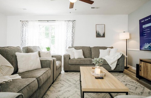 Lynchburg Apartment | Tranquil Luxury: Modern Comfort!