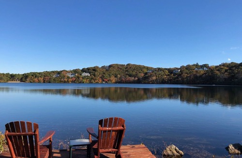Dennis House | Truly antique Cape Cod house with its own beach on Scargo Lake near bay