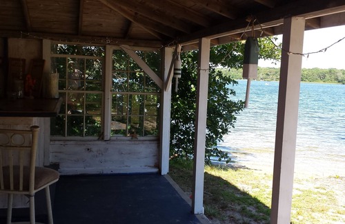 Dennis House | Truly antique Cape Cod house with its own beach on Scargo Lake near bay