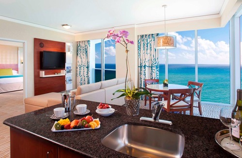 Sunny Isles Beach Resort | Trump International Luxurious Oceanview Suite w/ Floor-to-Ceiling Windows & WiFi