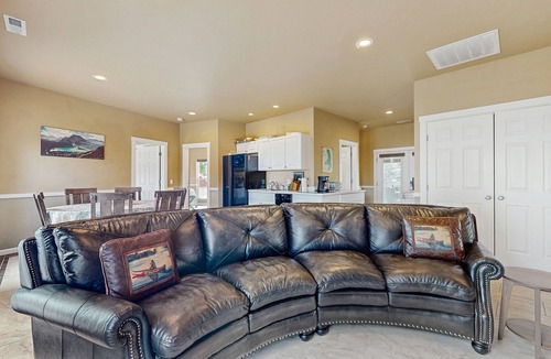 Lakeside House | Two-level lakefront home with hot tub access, AC, W/D, & lovely patio