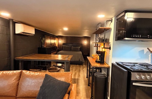 Crum Apartment | Unique Garage Themed Loft Studio Over Garage in Crum, WV 1 bedroom/1 bath