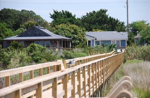 Salvo Cottage | Unique Soundfront Cottage with Guesthouse, Pool, Hot Tub, Dock