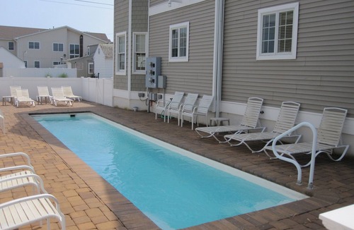 Wildwood Crest House | Very unique, there are two townhouses that share a pool area
