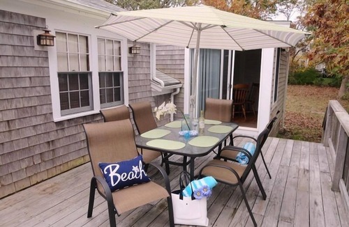 Northwest Harwich Cottage | Walk to Beach Close to Town WiFi AC Units Ginger Plum Cottage
